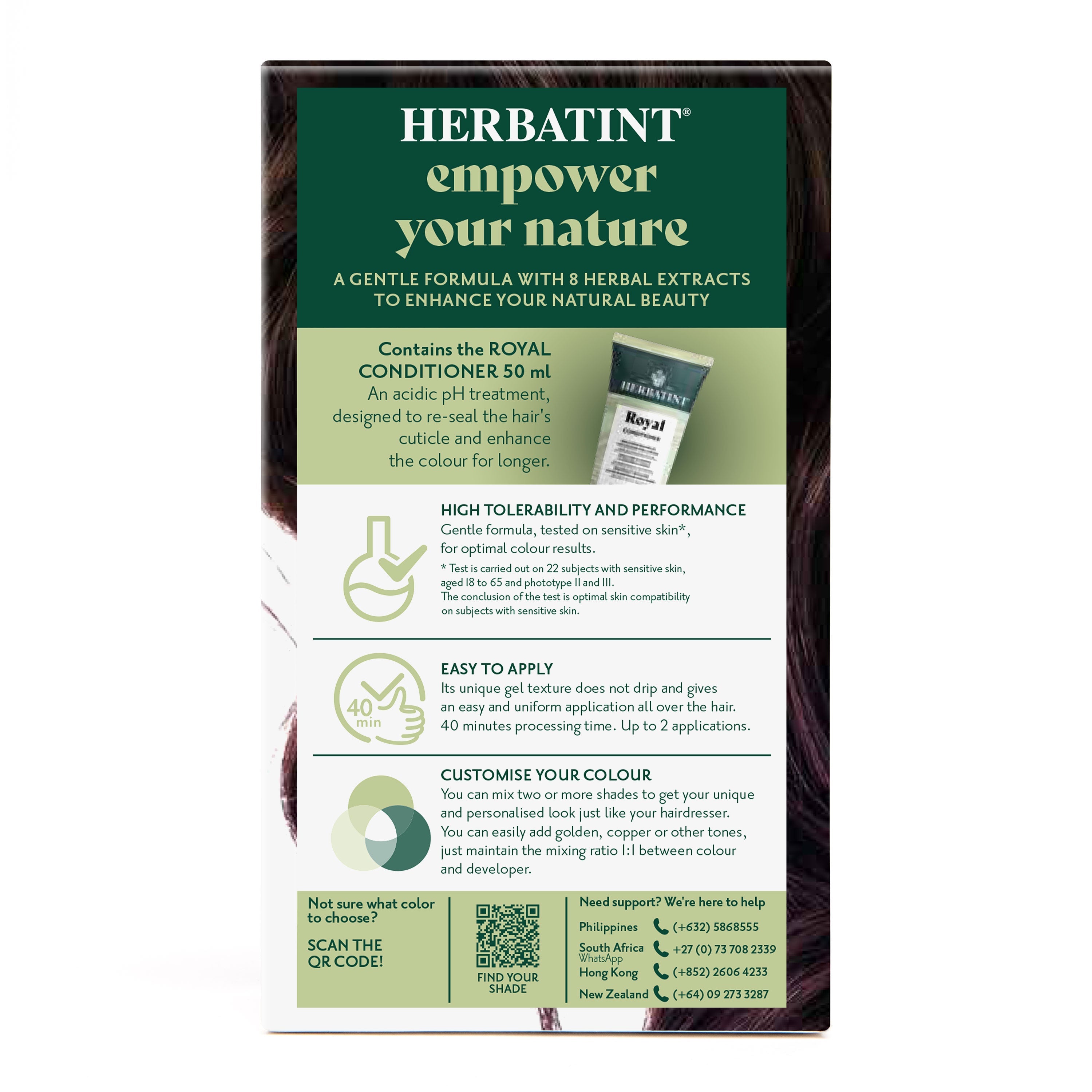 Herbatint 4M Mahogany Chestnut permanent hair dye grey coverage shine 170ml Health Boutique