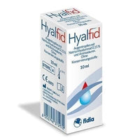 Hyalfid eye drops 10 ml hyaluronic acid lubricating dry eye relief drops