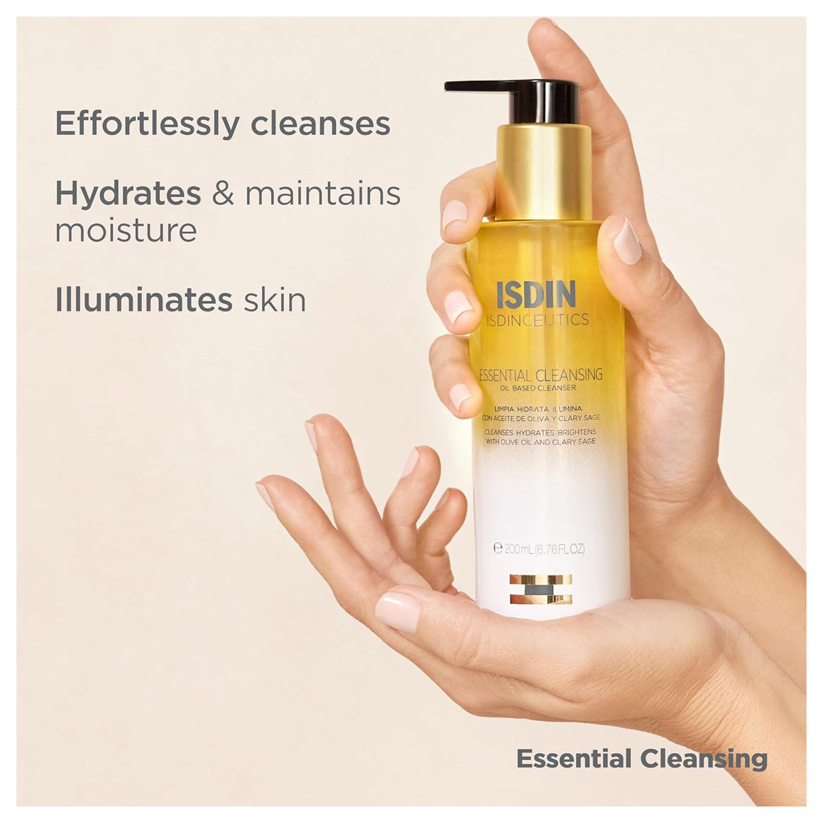 ISDIN Isdinceutics Essential Cleansing Oil 200ml Oil-Based Face Cleanser Health Boutique