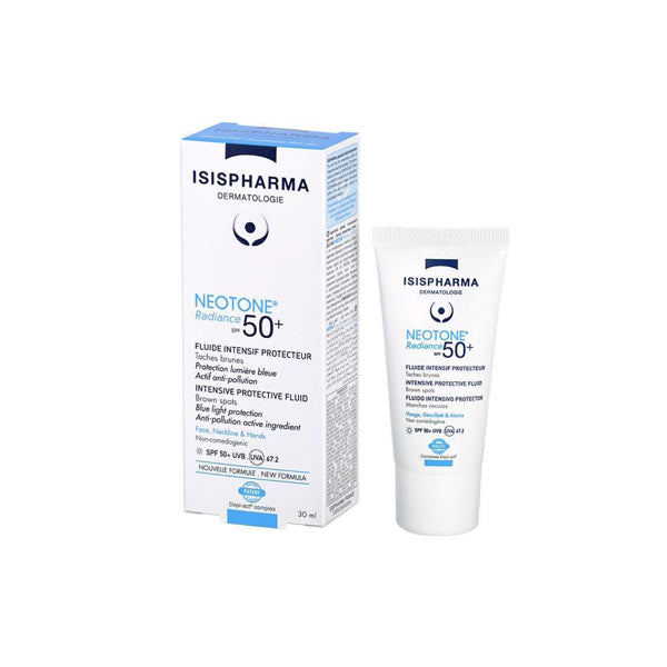 Isispharma Neotone Radiance Spf 50+ 30ml +Free Isispharma Neotone Gel Exfoliating Cleansing Gel 40ml