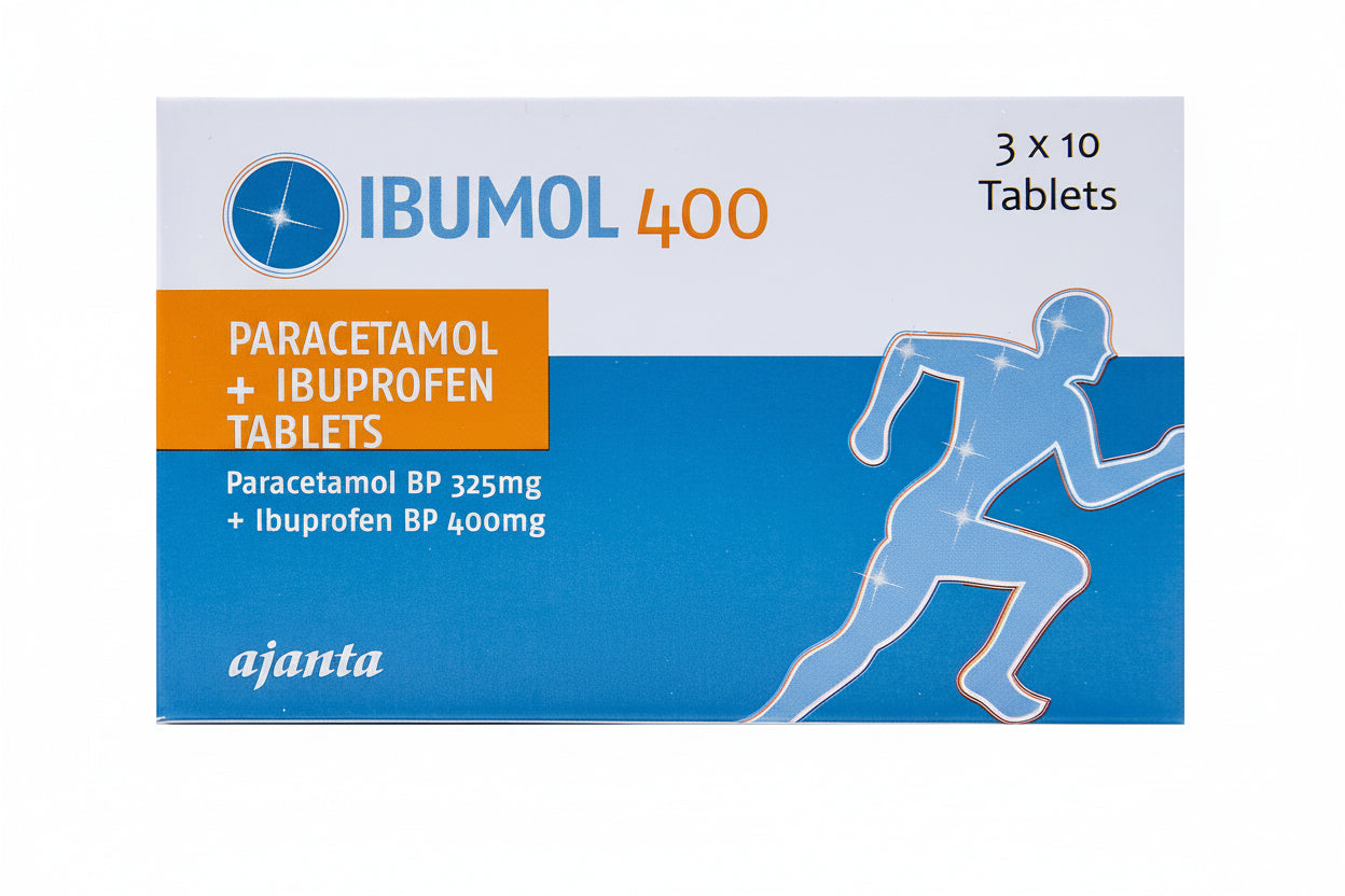 Ibumol® (30 Tablets) – Ibuprofen & Paracetamol Pain Relief Health Boutique