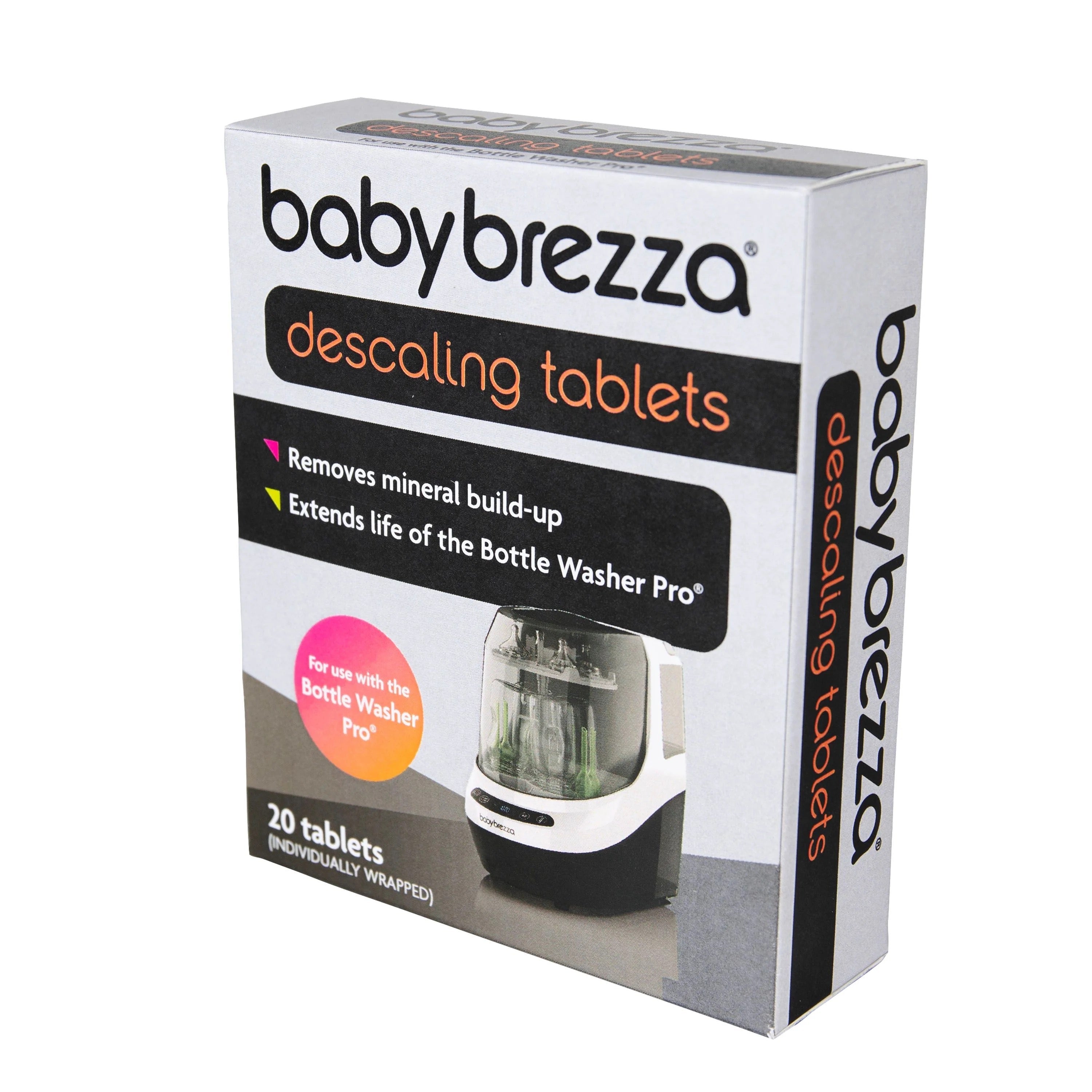 Baby Brezza - Descaling Tablets For Bottle Washer Pro | 20 Tablets