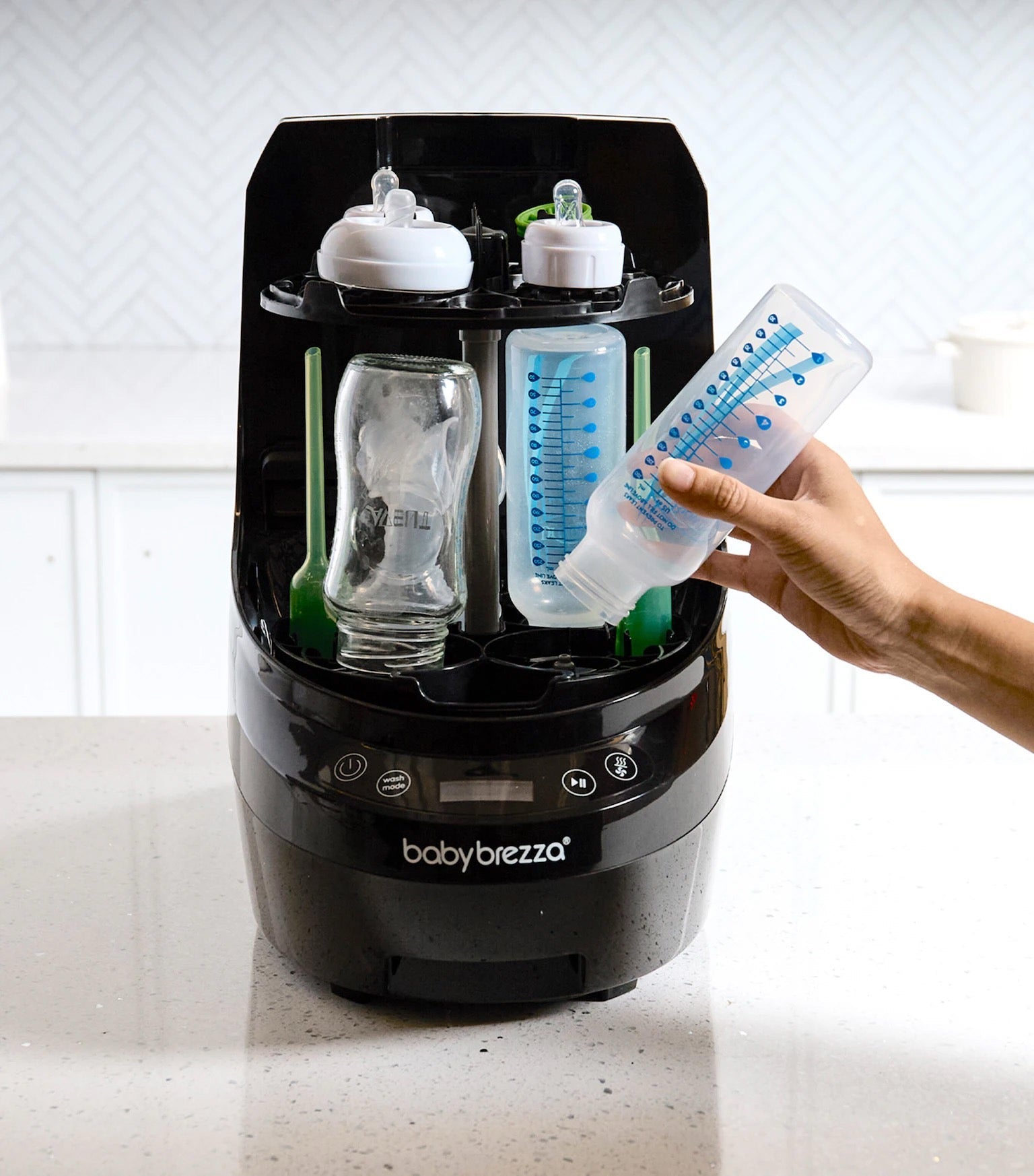 Baby Brezza - Bottle Washer Pro | Washer, Sterilizer & Dryer | Black