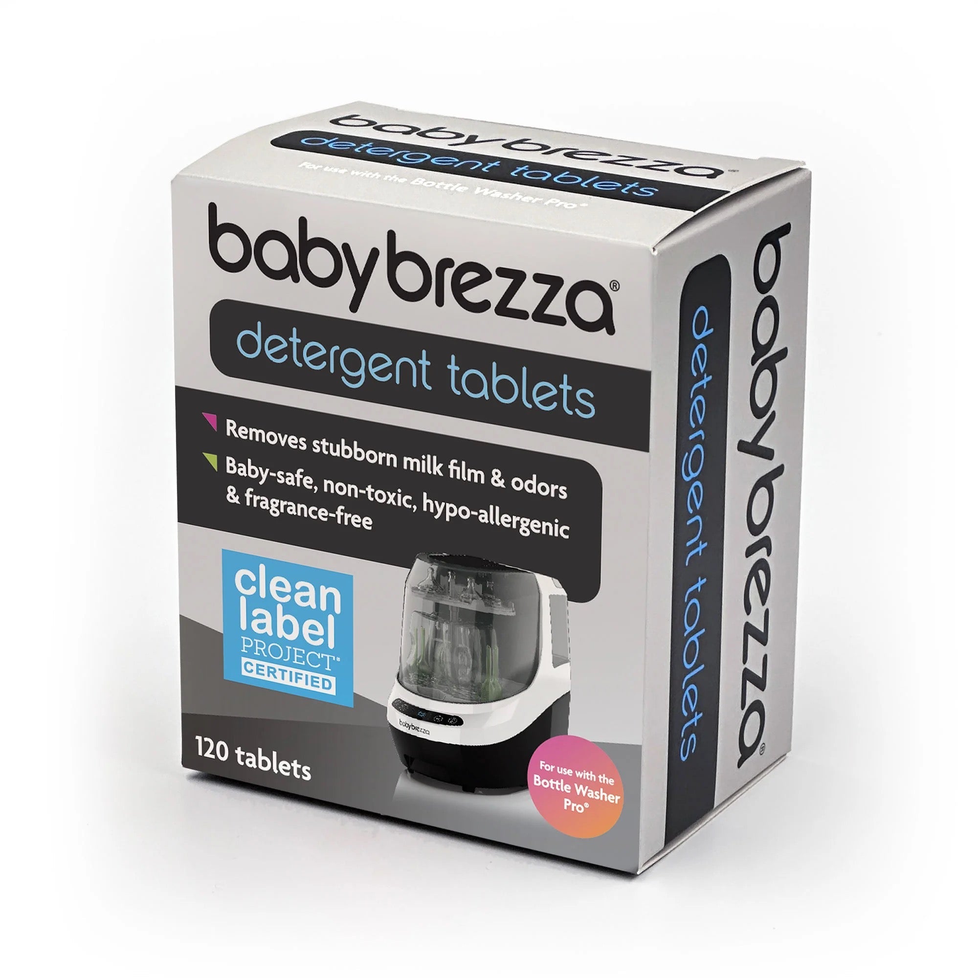 Baby Brezza - Detergent Tablets for Bottle Washer Pro | 120 Tablets