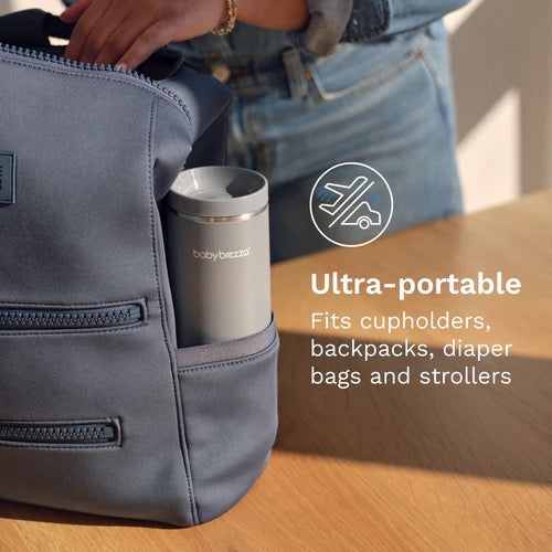 Baby Brezza - Superfast Portable Bottle Warmer | Rechargeable For Formula And Breastmilk