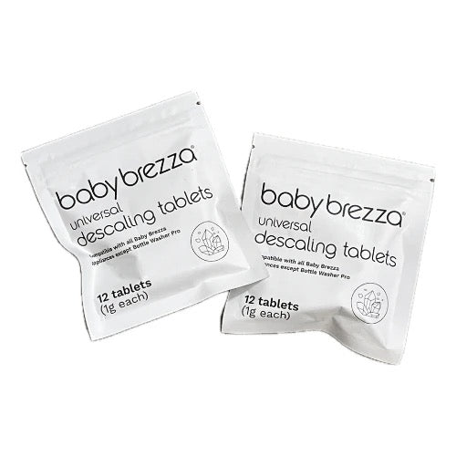 Baby Brezza - Universal Descaling Tablets | Descaler for Formula Makers, Sterilizers & Warmers | 24 Tablets