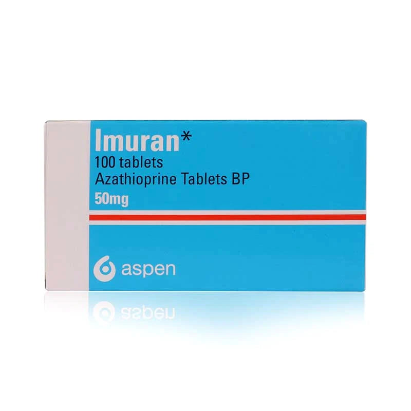 Imuran 50 mg 100 tablets azathioprine immunosuppressant medication