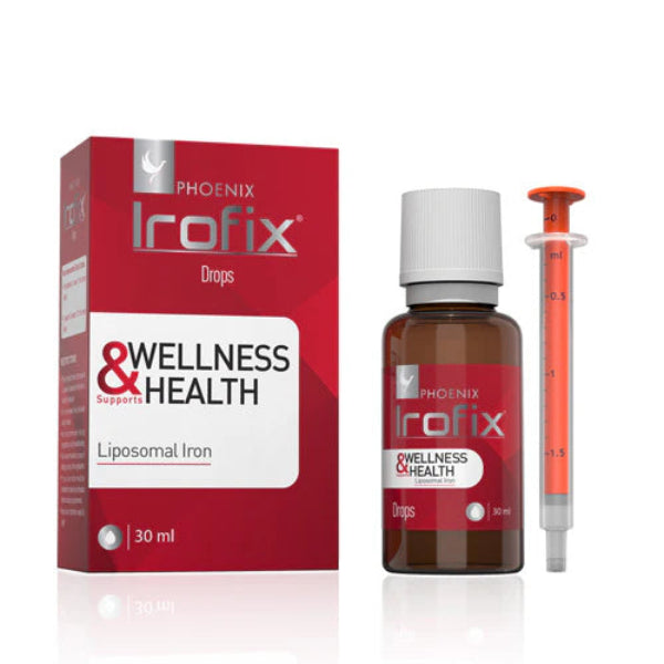 Irofix iron drops 30ml pediatric iron supplement anemia treatment children liquid iron drops hemoglobin support baby health supplement Health Boutique