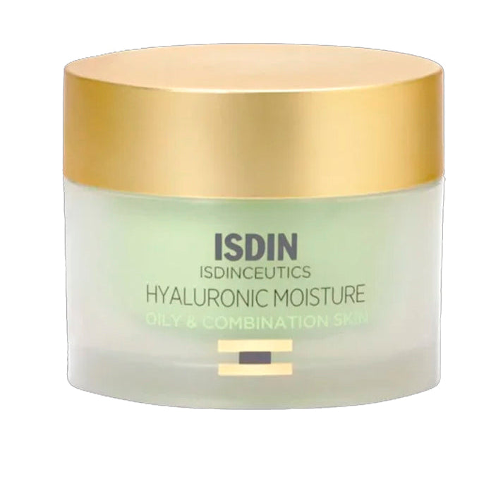 Isdin Hyaluronic Moisture Oily & Combination Skin Cream 50g + Free Spatula