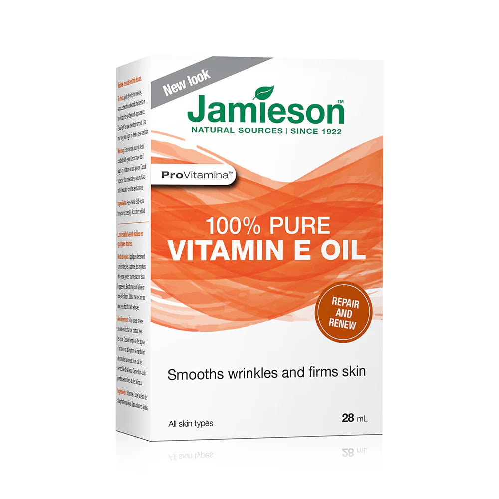 Jamieson ProVitamina 100% Pure Vitamin E Oil 28ml -the health boutique