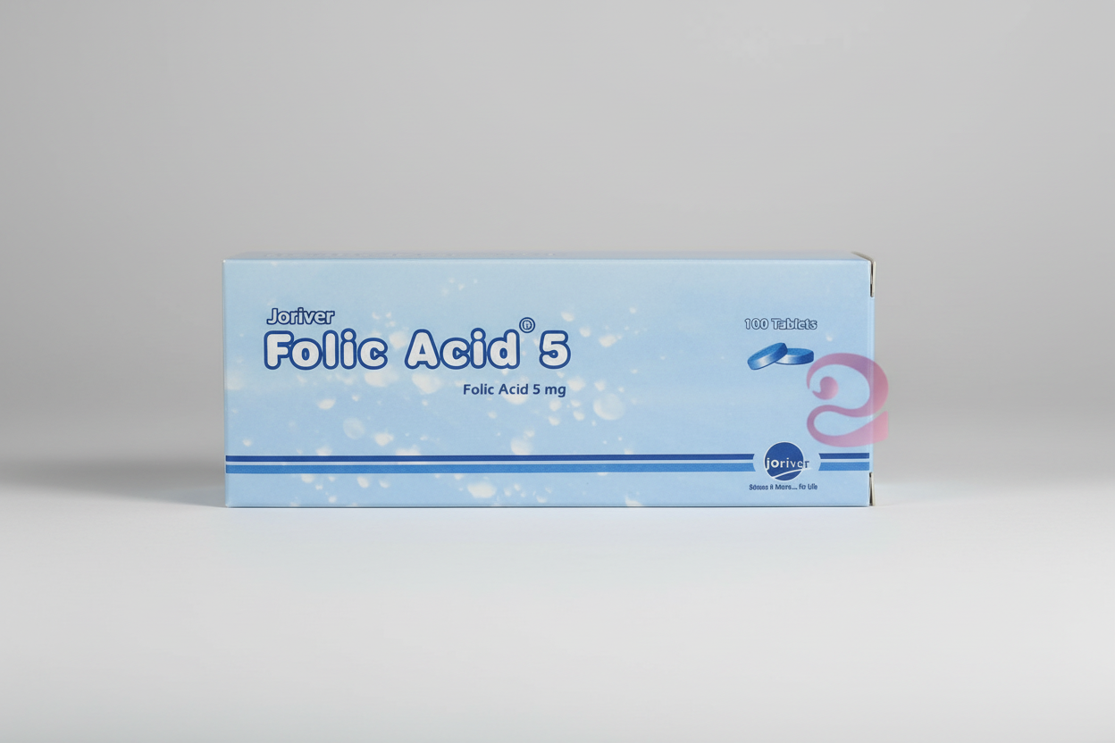 Joriver folic acid 5 mg tablets 100 vitamin B9 supplement pregnancy nutrition support