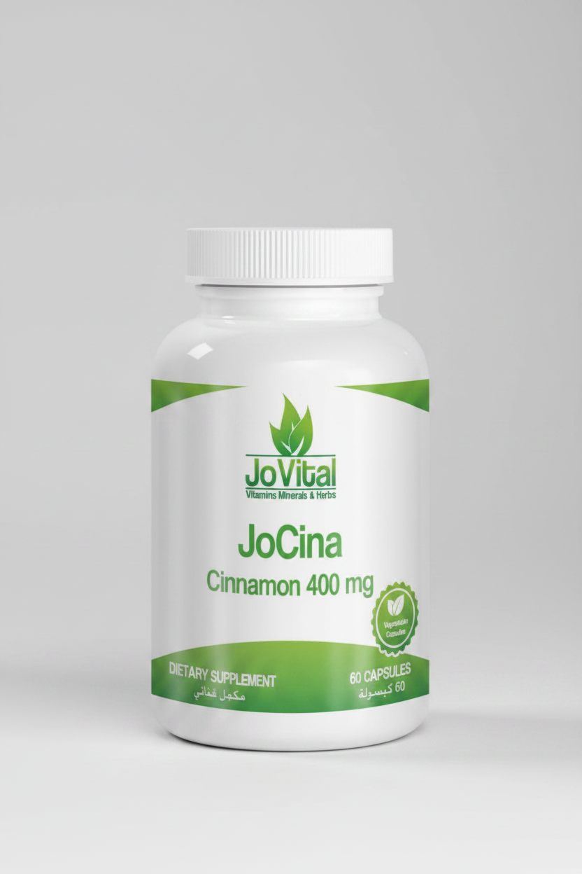 Jovital JoCina cinnamon extract 400 mg 60 capsules botanical food supplement Health Boutique
