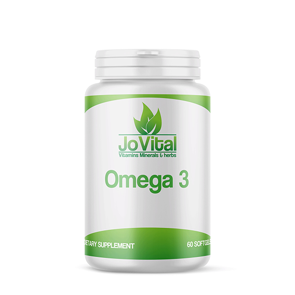 Jovital Omega 3 fish oil 1000 mg 60 high potency capsules Health Boutique