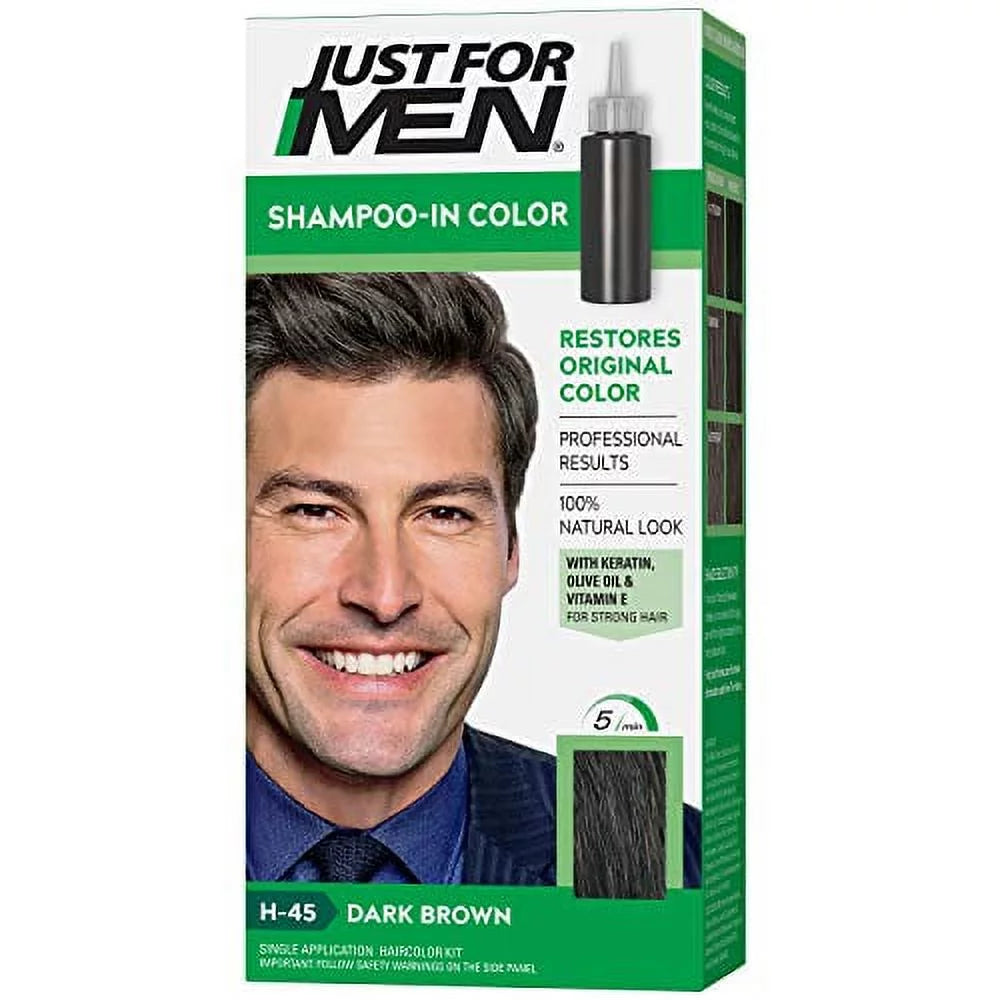 JUST FOR MEN HAIR DARK BROWN H-45