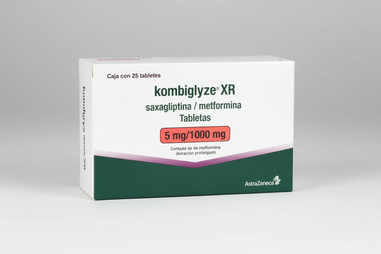 Kombiglyze XR 5/1000 mg saxagliptin metformin extended-release tablets 30