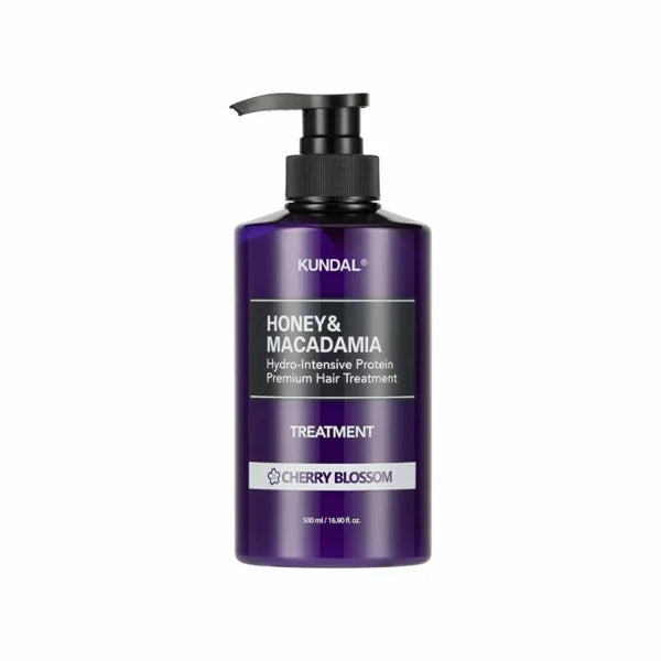 Kundal Honey & Macadamia Hair Treatment Cherry Blossom 500ml nourishes dry damaged hair Health Boutique