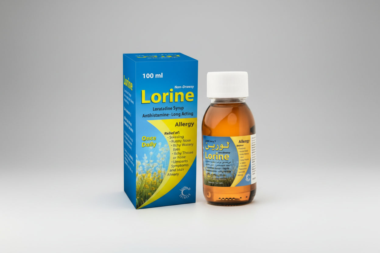 LORINE® 5 MG/5 ML SYRUP (100 ML) – Non-Drowsy Allergy Relief