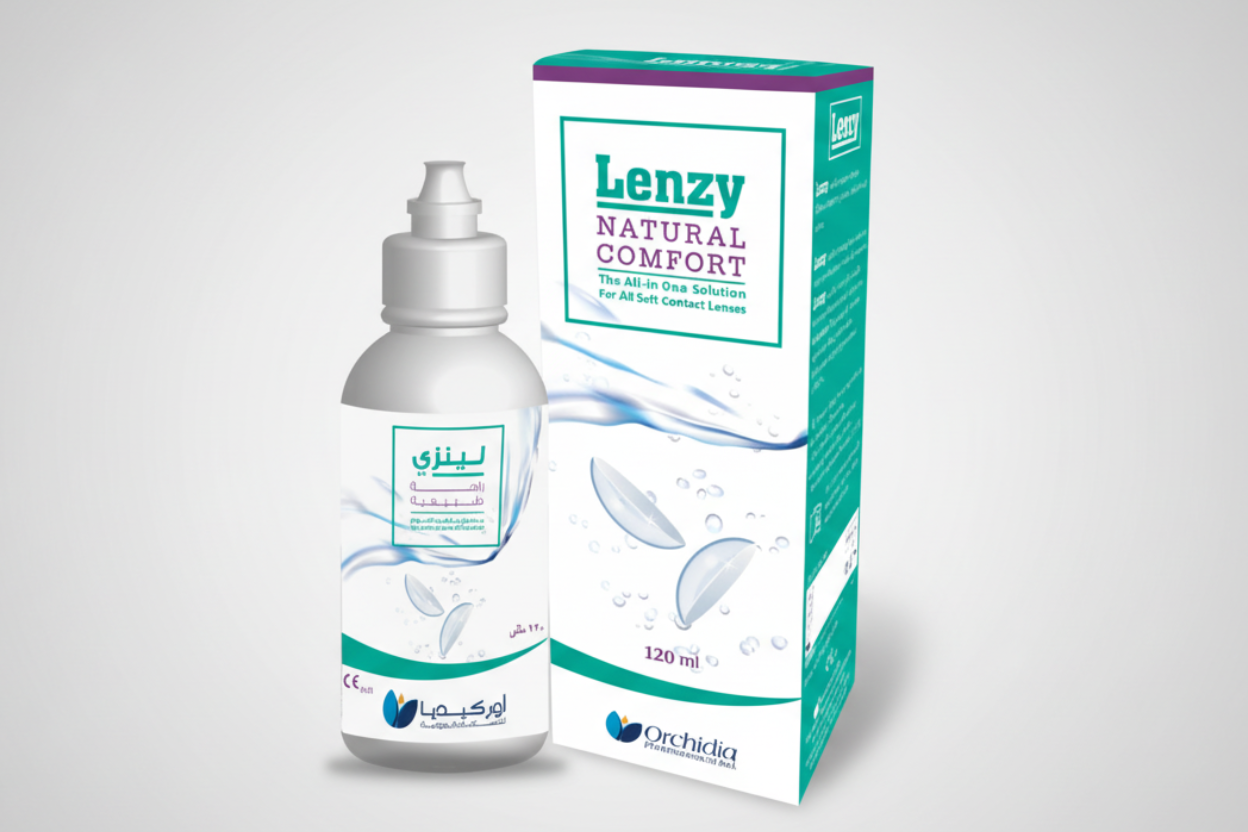 Lenzy® Contact Lens Solution 120 ml– Multipurpose Soft Lens Care