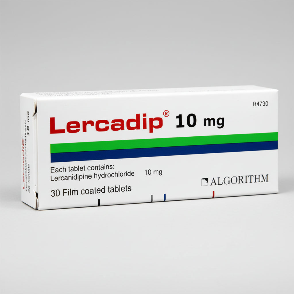 Lercadip 10 mg 30 tablets lercanidipine blood pressure medication