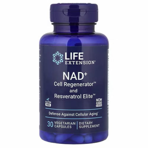 Life Extension NAD+ Cell Regenerator and Resveratrol Elite – advanced anti-aging and cellular energy supplements for Jordan, GCC, and Levant.