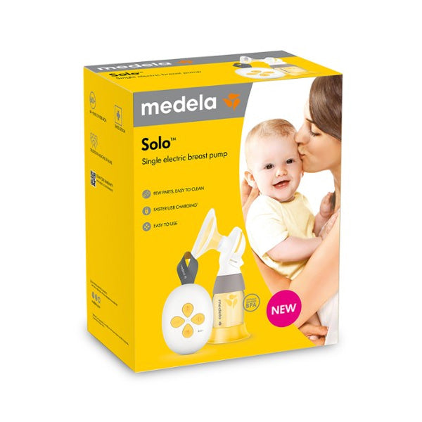 Medela Solo™ rechargeable electric breast pump – compact, quiet & hygienic pump with hands-free option for moms in Jordan, GCC & Levant health boutique