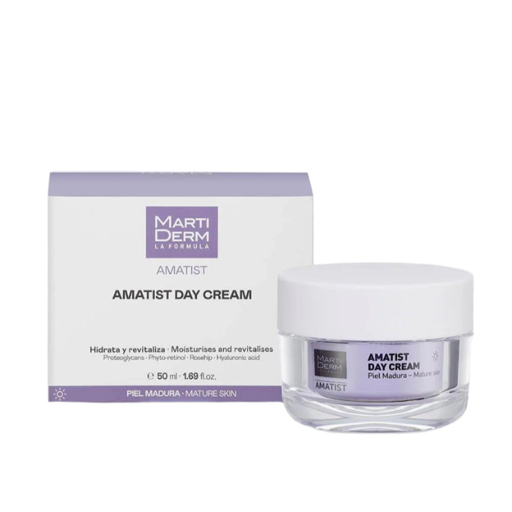 MartiDerm Amatist Day Cream 50ml anti-aging hydration firming mature skin moisturizer Phyto-Retinol Rosehip Oil Health Boutique