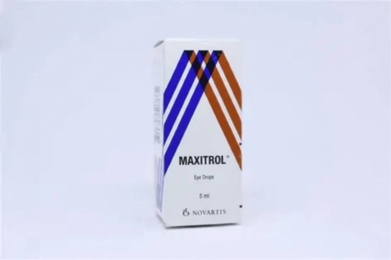 Maxitrol eye drops 5 ml neomycin polymyxin dexamethasone ophthalmic solution for eye infection inflammation