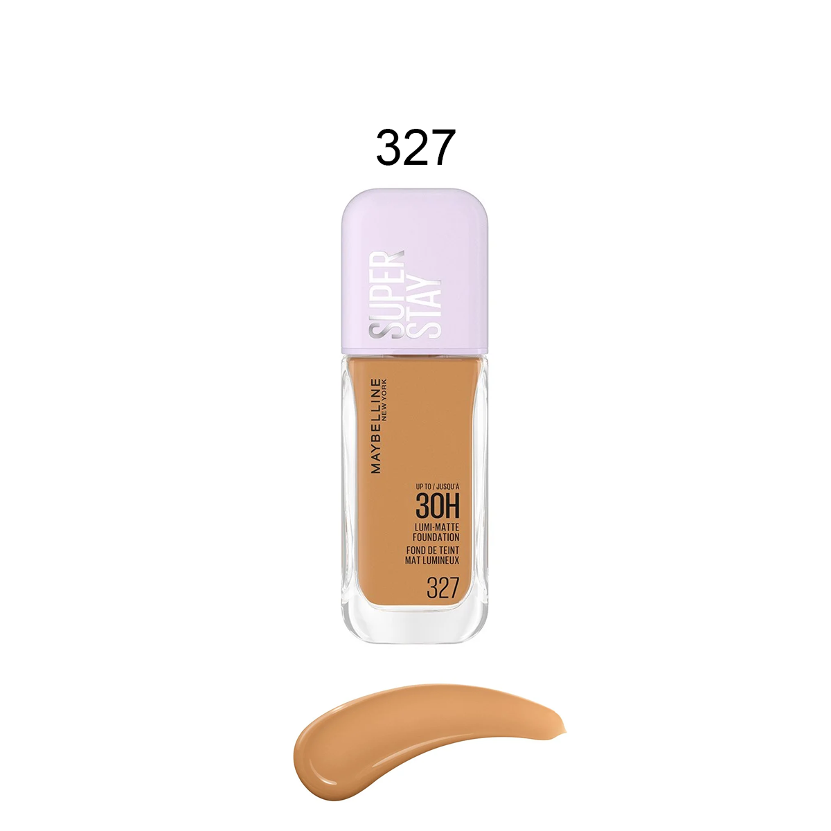 Maybelline Super Stay Lumi-Matte Foundation 327 bottle – long-wear 30HR matte finish health boutiq jordan
