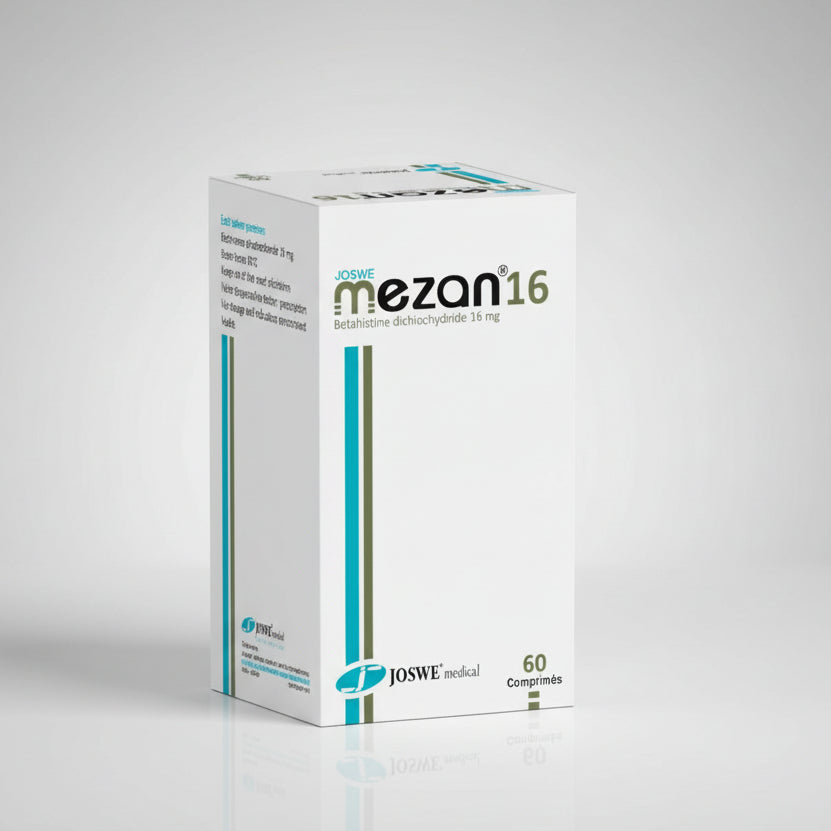 Mezan 16 mg 60 tablets betahistine vertigo dizziness medication