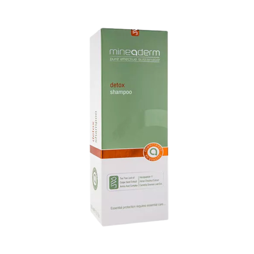 Mineaderm Detox Purifying Shampoo 300ml deep scalp cleansing shampoo Health Boutique