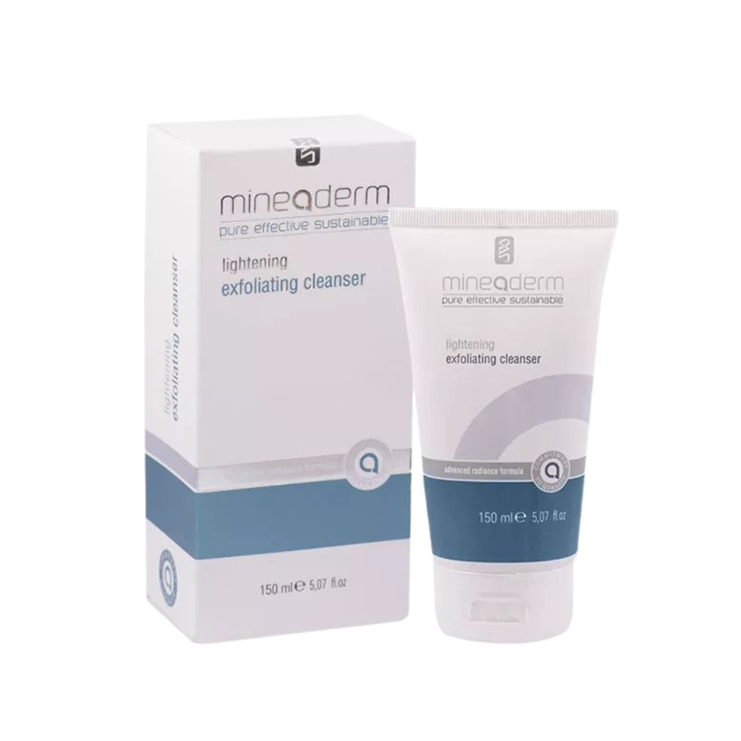 Mineaderm Lightening Exfoliating Cleanser 150ml brightening deep pore face wash Health Boutique