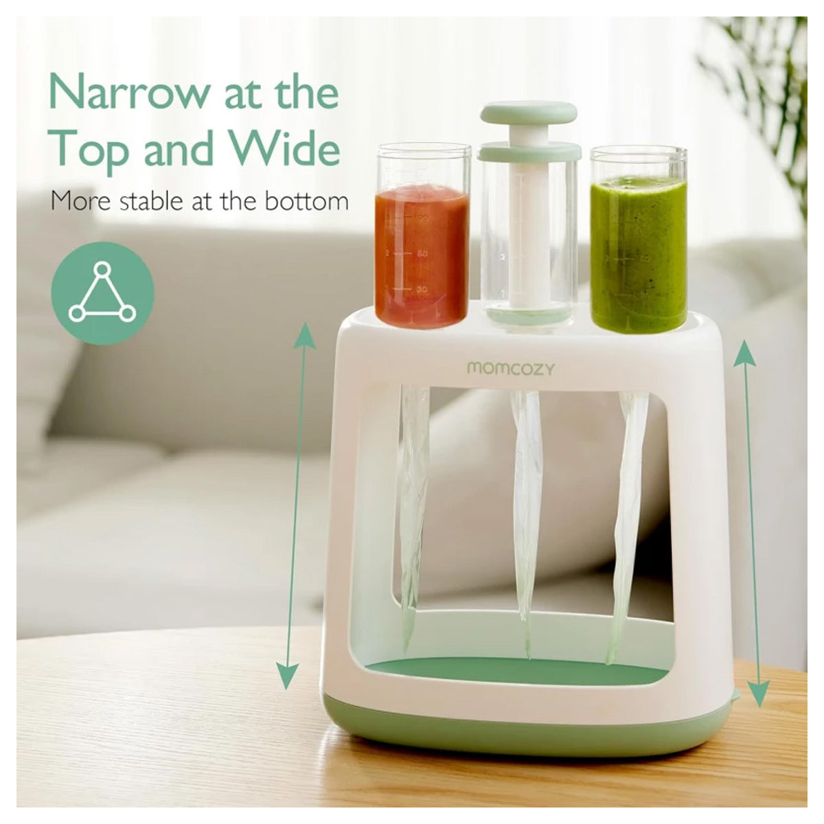Momcozy All-in-One Baby Food Maker and Steamer for Puree and Storage