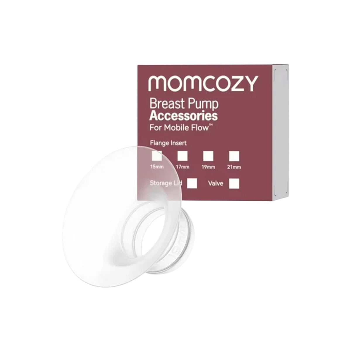 Momcozy 19mm Flange Insert for S12 Pro Breast Pump - Comfortable Silicone Accessory