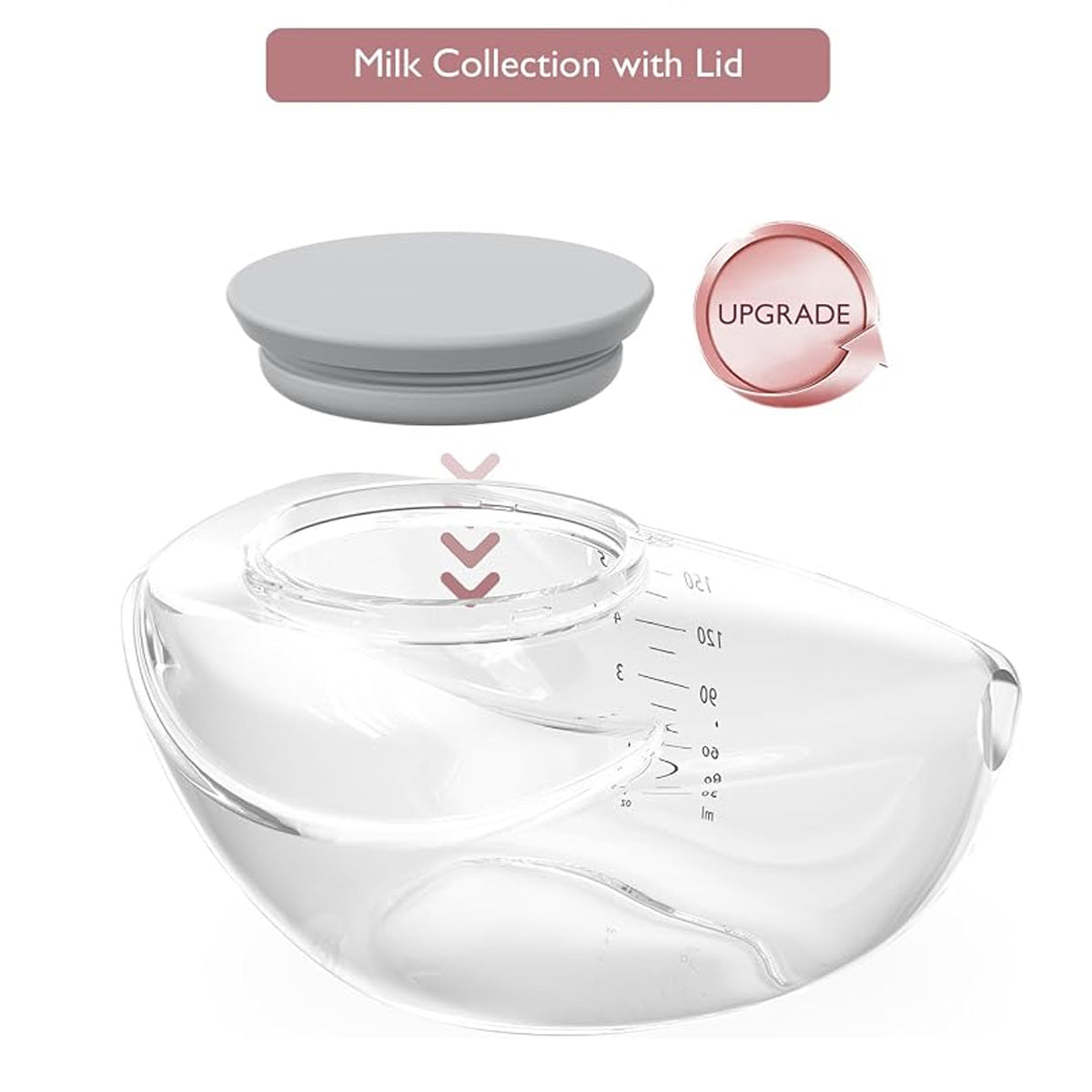 Momcozy Hands-Free Milk Collection Container Cup for M9 Breast Pump