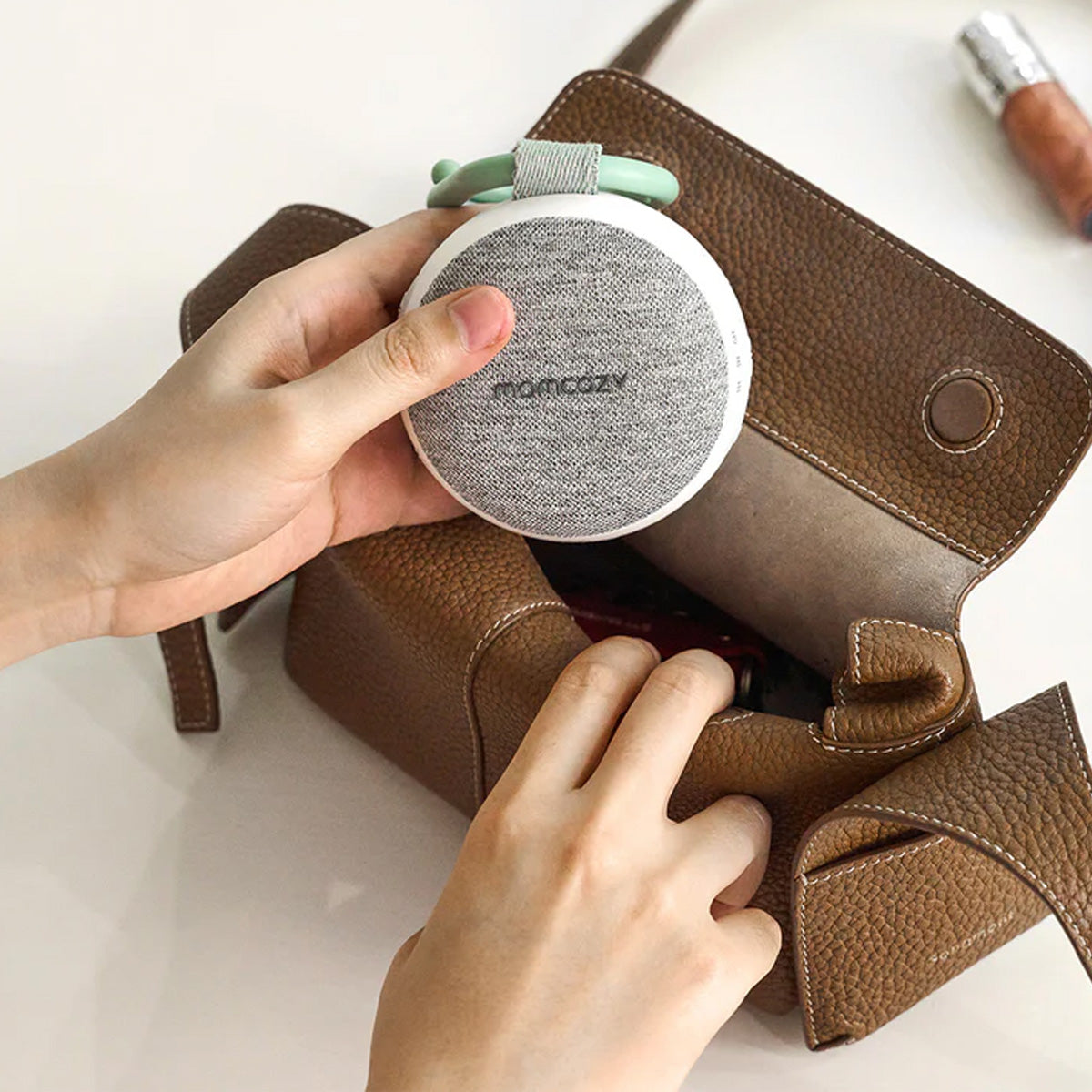 Momcozy Portable White Noise Sound Machine for Baby Sleep and Travel