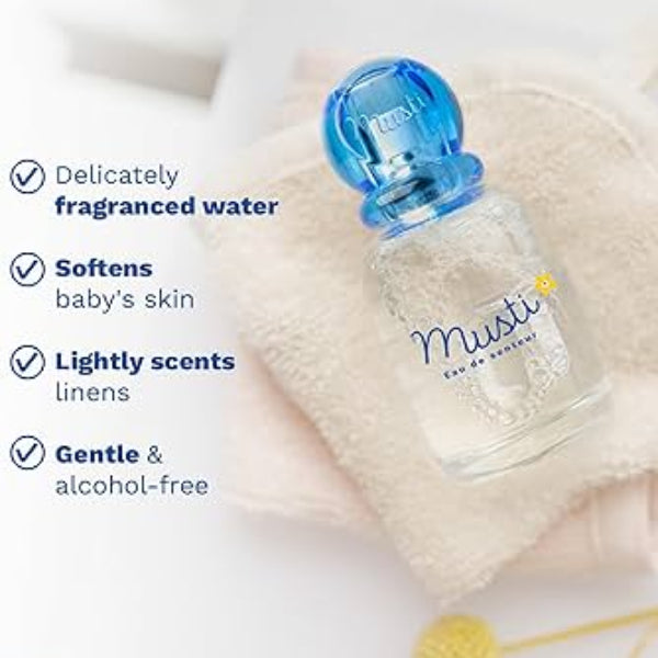 Mustela Musti Eau De Soin Baby Fragrance Spray Alcohol Free Chamomile Honey Extract 50ml Health Boutique