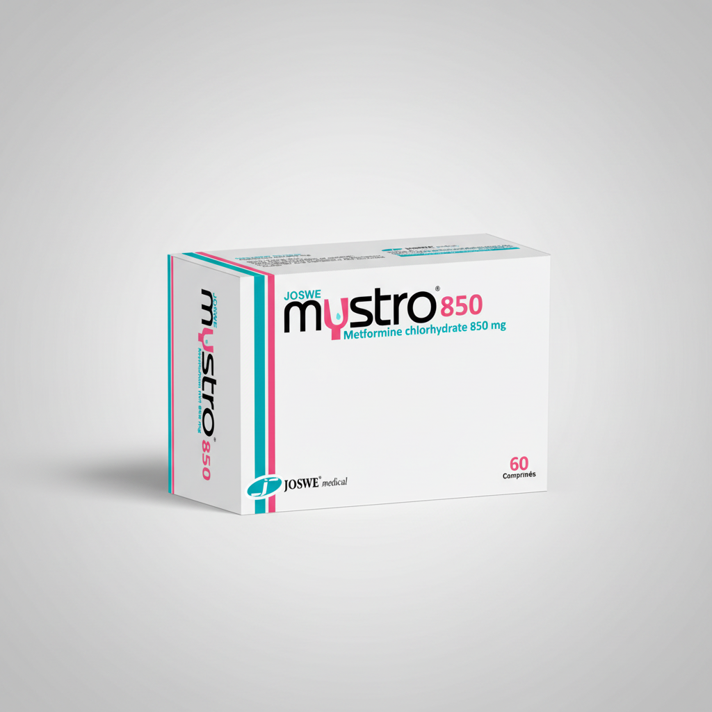 Mystro 850 mg 60 tablets metformin diabetes medication