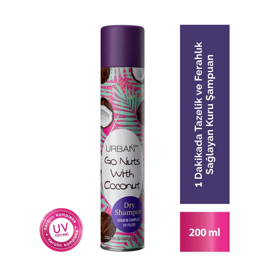 Urban Care Expert Dry Shampoo Coconut Scented Volumizing Spray 200ml
