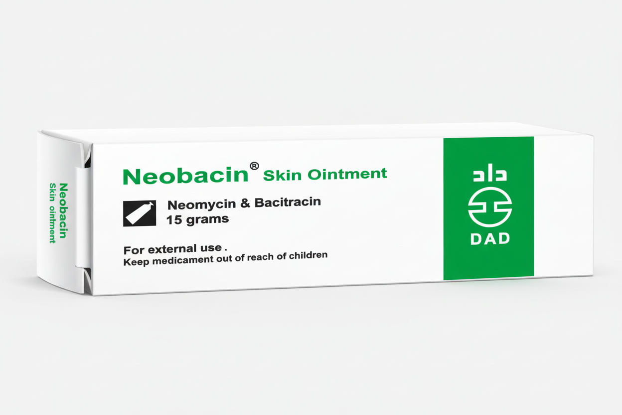 Neobacin antibiotic ointment 15g tube topical skin infection treatment pharmaceutical product Health Boutique