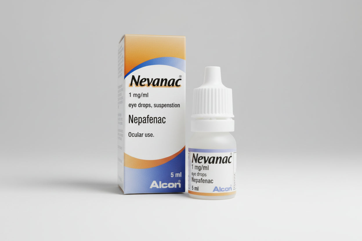 Nevanac eye drops nepafenac ophthalmic suspension for post-cataract inflammation