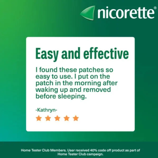 Nicorette InvisiPatch Step 3 10 mg nicotine quit smoking patch- Jordan- health Boutique