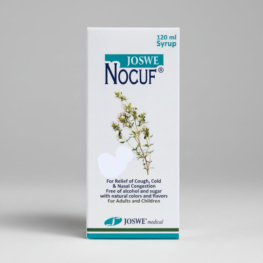 Nocuf syrup 120 ml cough relief medication