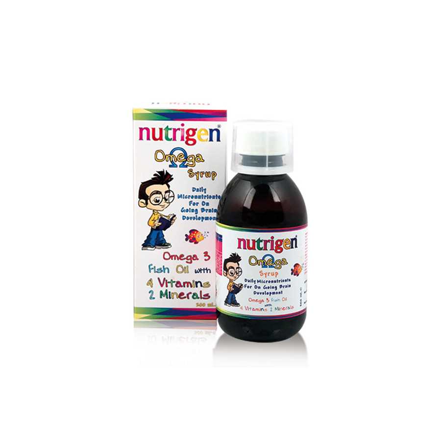 Nutrigen omega syrup 200ml DHA EPA children brain memory support Health Boutique