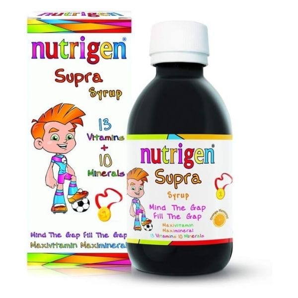Nutrigen Supra multivitamin syrup 200ml children growth appetite immunity support Health Boutique
