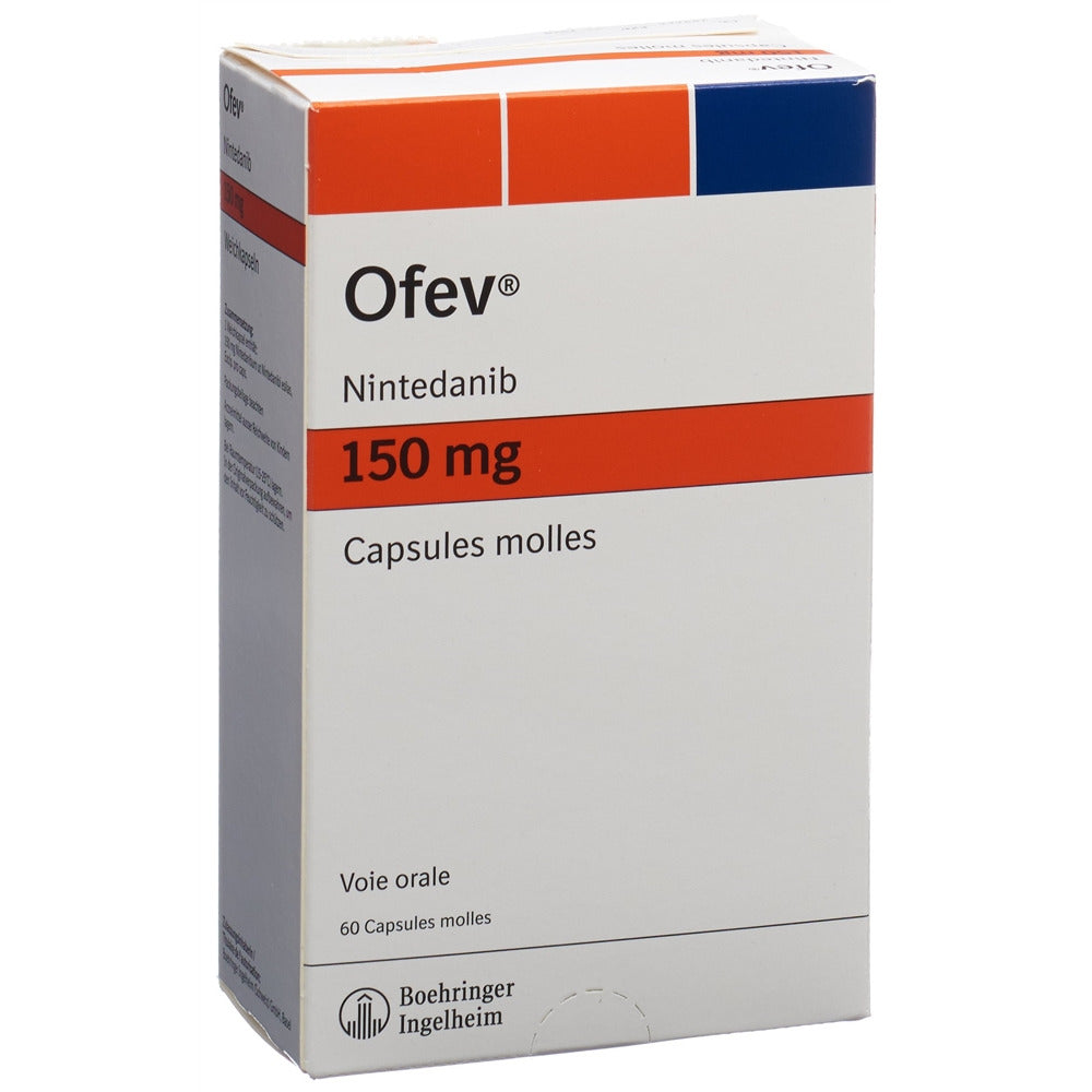 Ofev 150 mg capsules nintedanib antifibrotic lung disease therapy