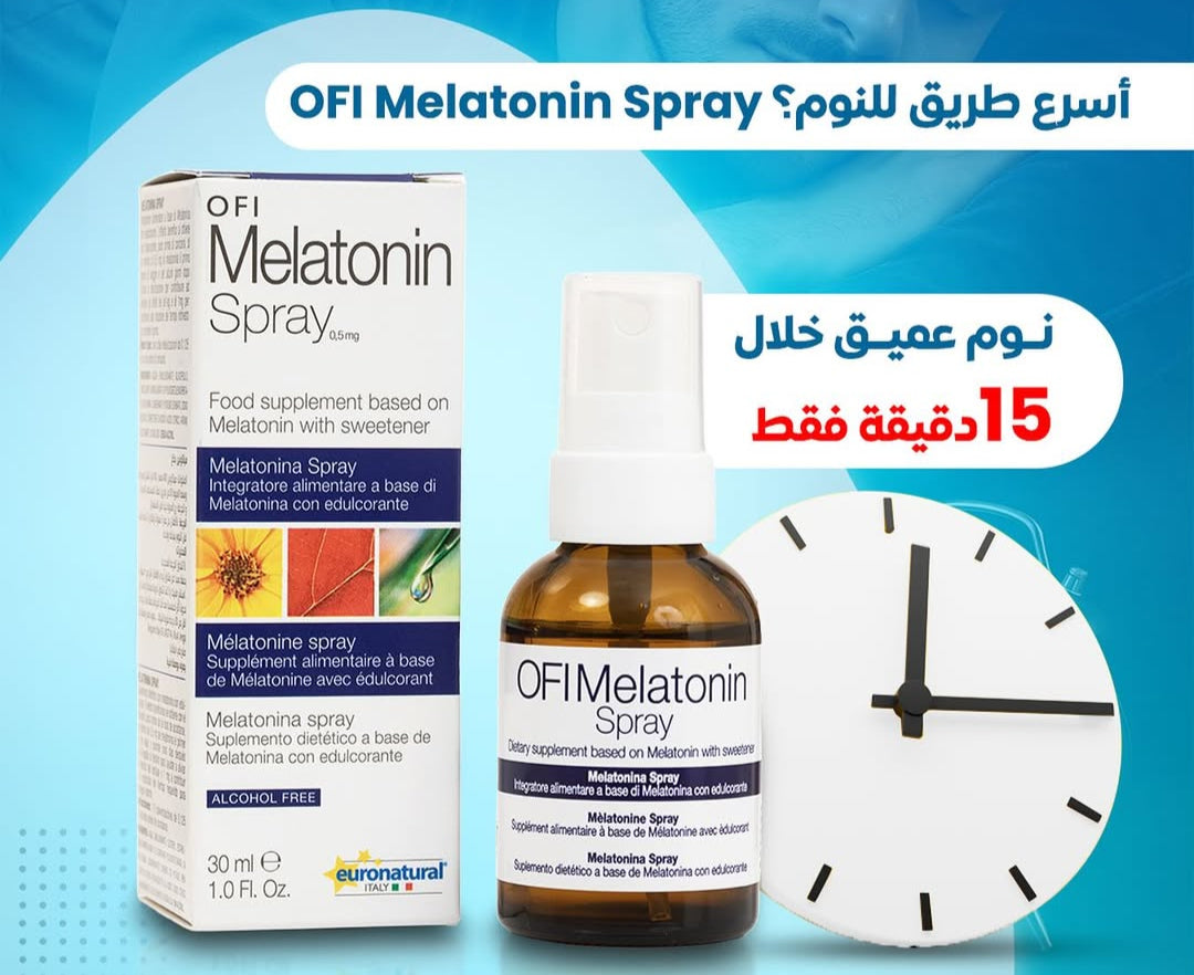 Ofi Melatonin Spray 30ml – Natural Sleep Aid – HealthBoutiqueJo.com