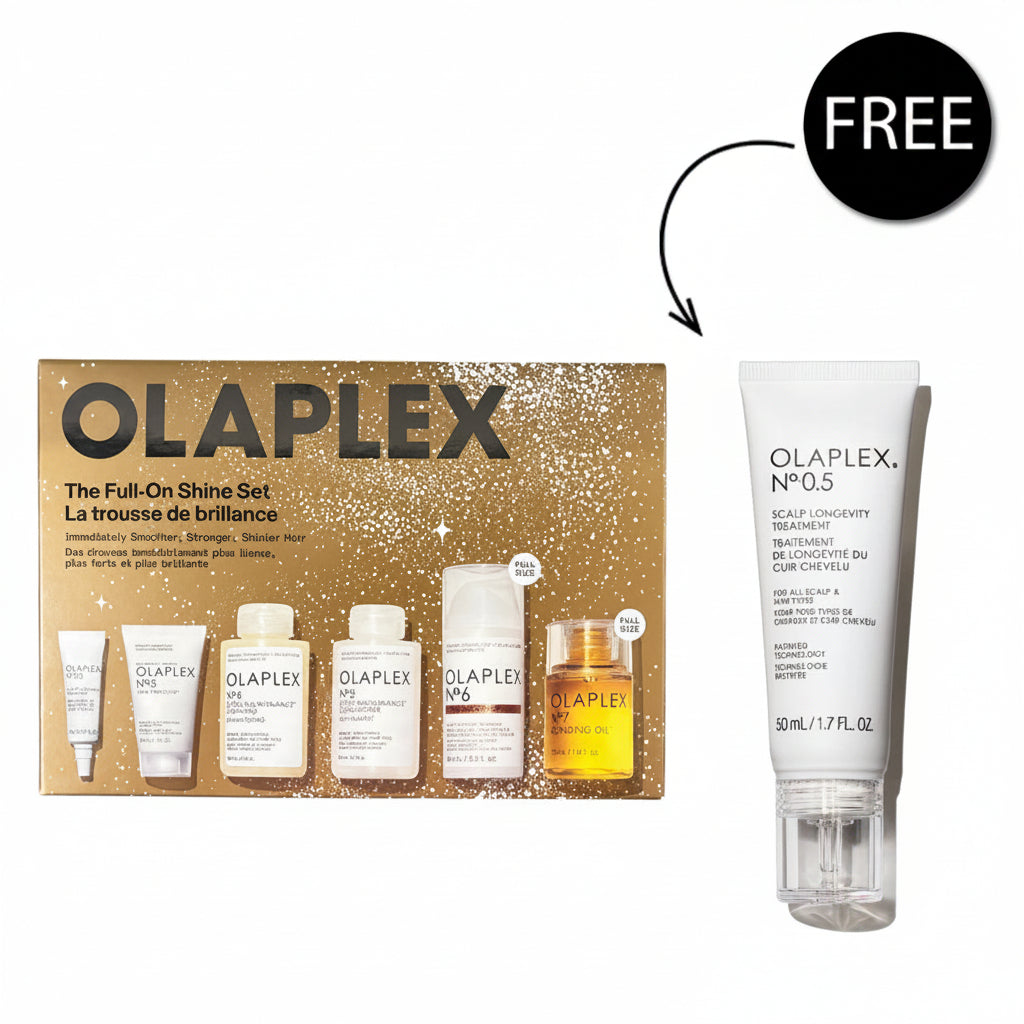 Olaplex Full-On Shine Hair Care Set with Complimentary Scalp Longevity Treatment 50ml - health boutique Jordan