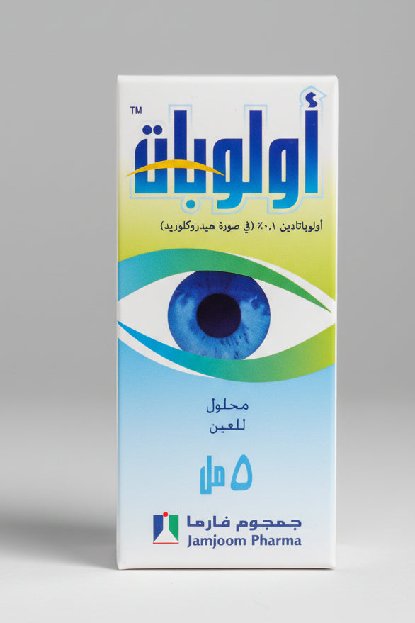 Olopat 0.1 percent eye drops 5 ml olopatadine antihistamine allergic conjunctivitis treatment