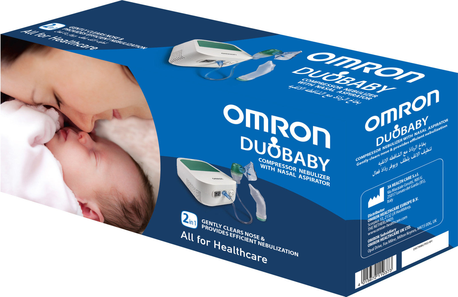 Omron C 301 Duo Baby Nebulizer + nasal aspirator 1- health boutique