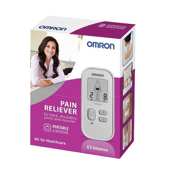 Omron E3 Intense TENS portable pain reliever device for muscle and joint comfort - health boutique Jordan